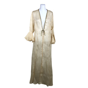 Naisten Handmade - Aamutakki, koko 40 - Beige (1)