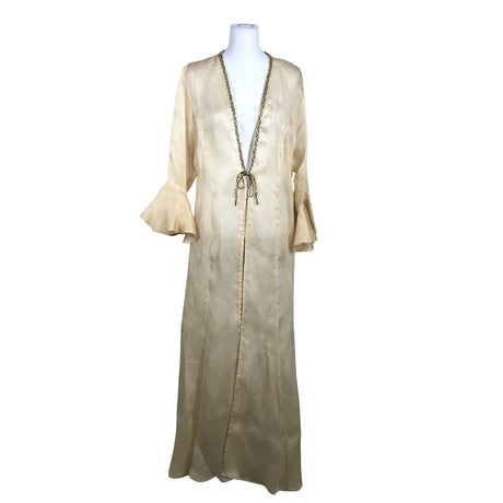 Naisten Handmade - Aamutakki, koko 40 - Beige ()