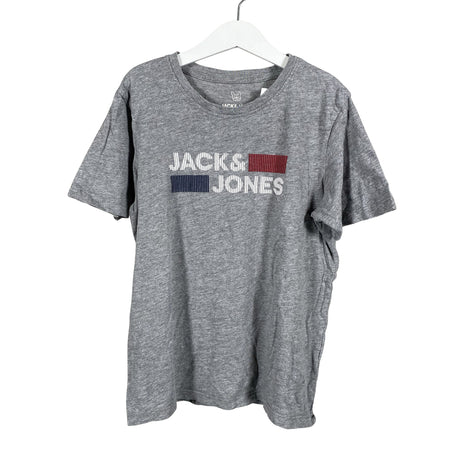 Poikien Jack & Jones - T-paita, koko 146 - 152 - Harmaa ()