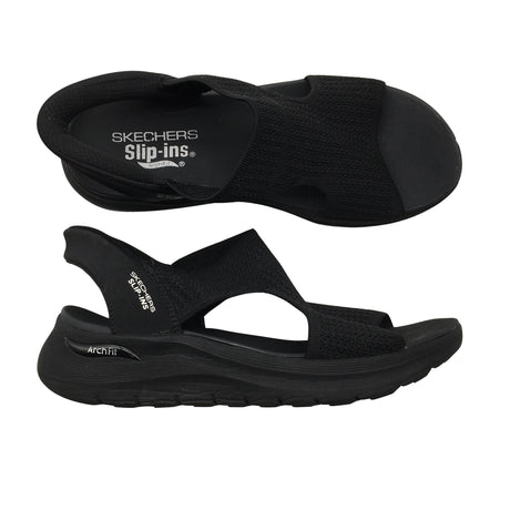 Naisten Skechers - Korolliset sandaalit, koko 40 - Musta ()