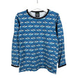 Unisex Villervalla - Trikoopaita, koko 116 - 122 - Sininen ()