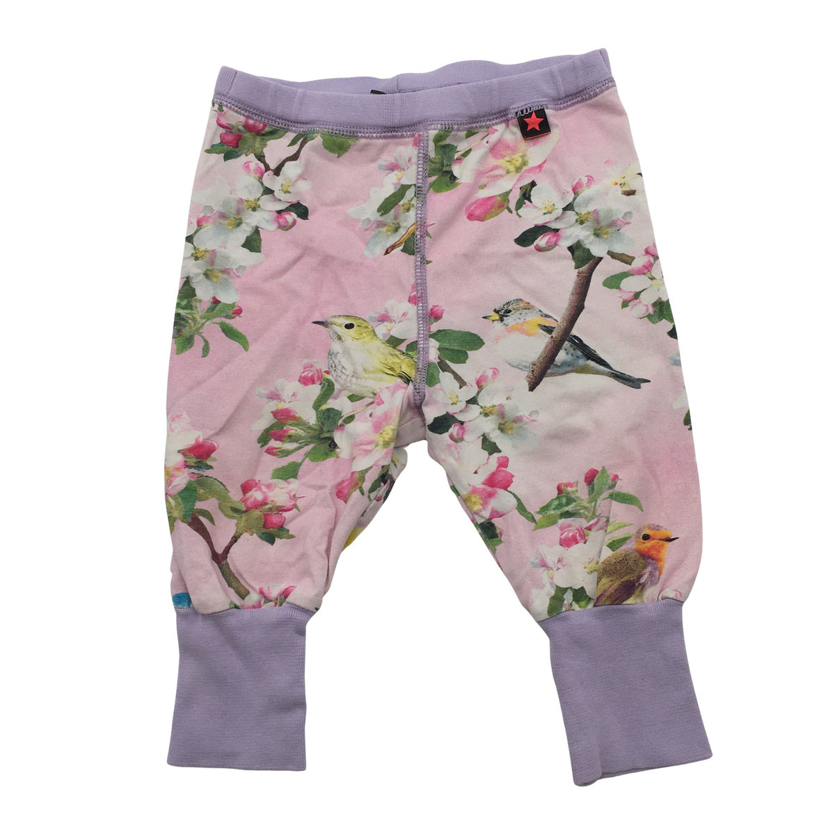 Tyttöjen Molo Kids - Trikoohousut, koko 56 - 62 - Violetti (1)