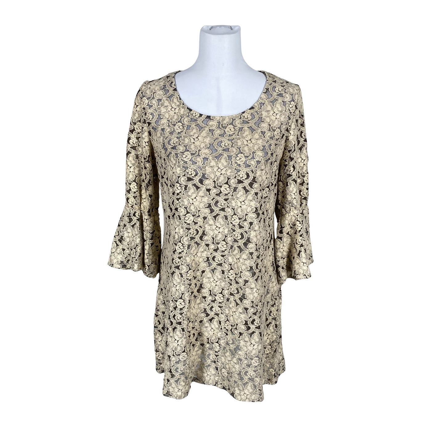 Naisten Cream - Juhlamekko, koko 40 - Beige (1)