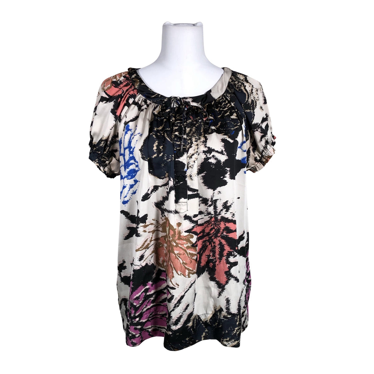 Naisten InWear - Lyhythihainen pusero, koko 38 - Beige (1)