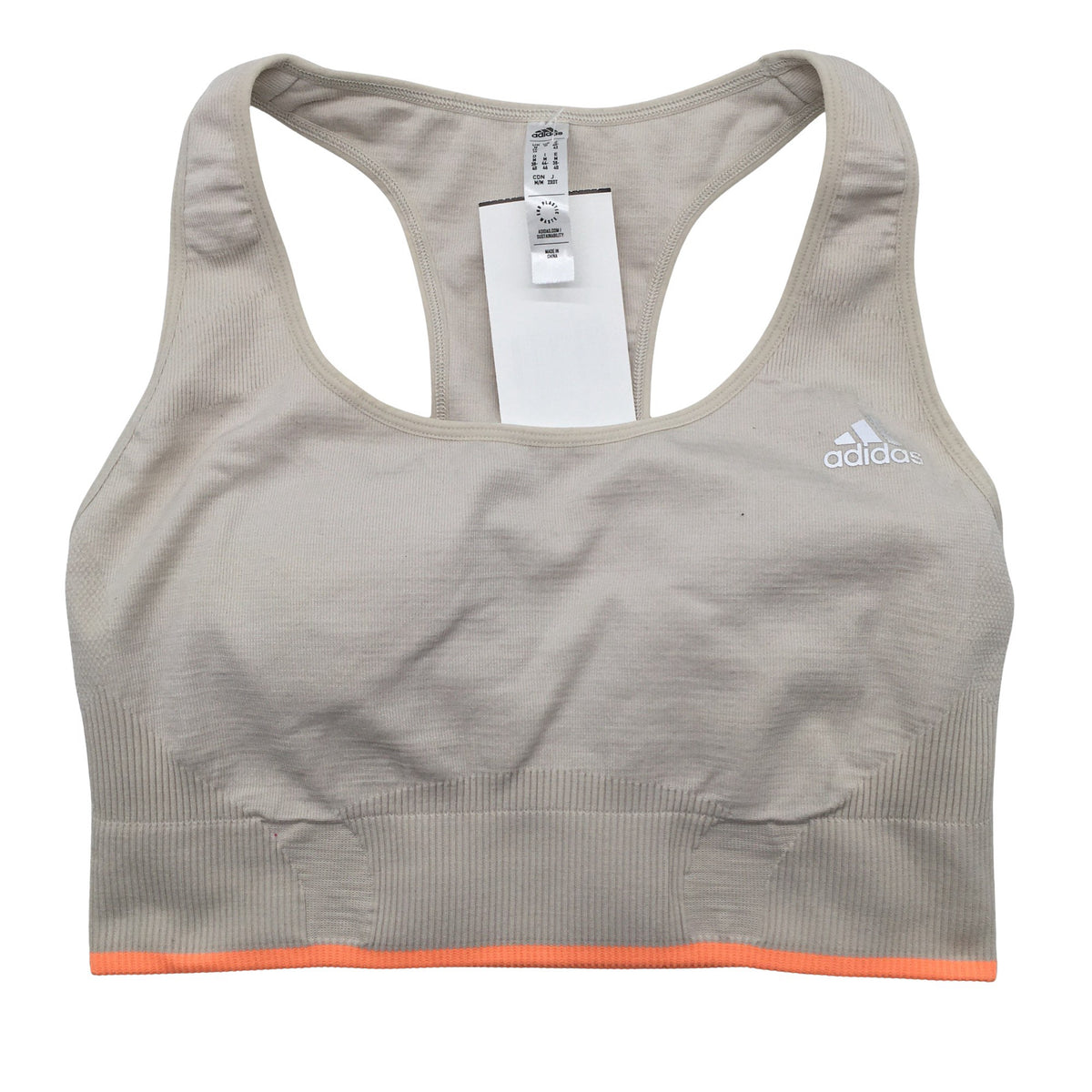 Naisten Adidas - Urheilutoppi, koko 40 - Beige (1)