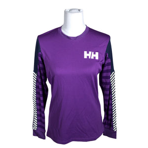 Naisten Helly Hansen - Urheilupaita, pitkät hihat, koko 40 - Violetti (1)