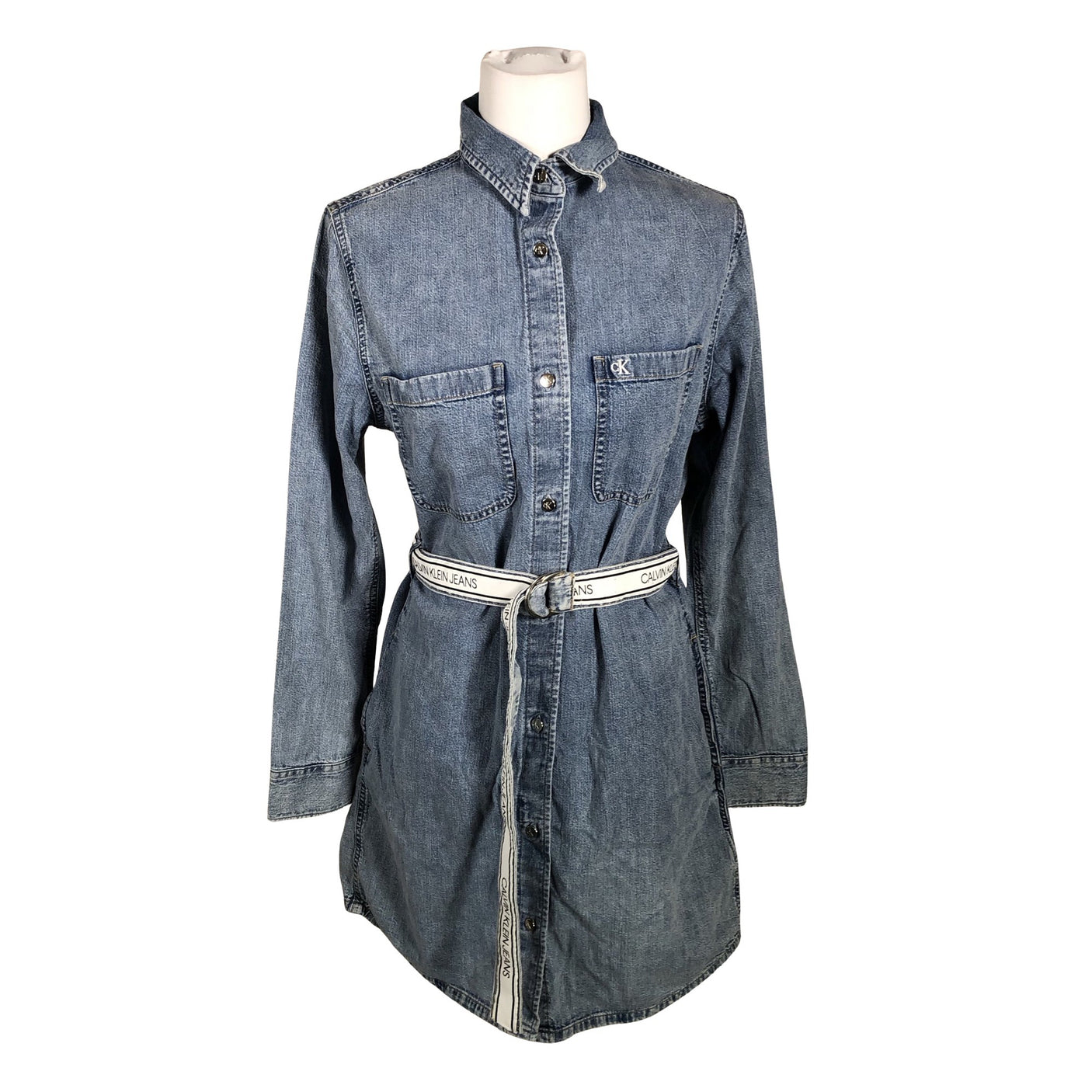 Naisten Calvin Klein Jeans - Farkkumekko, koko 38 - Sininen (1)