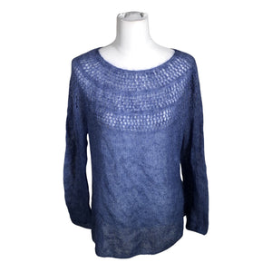 Naisten Handmade - Neulepaita, koko 38 - Sininen (1)