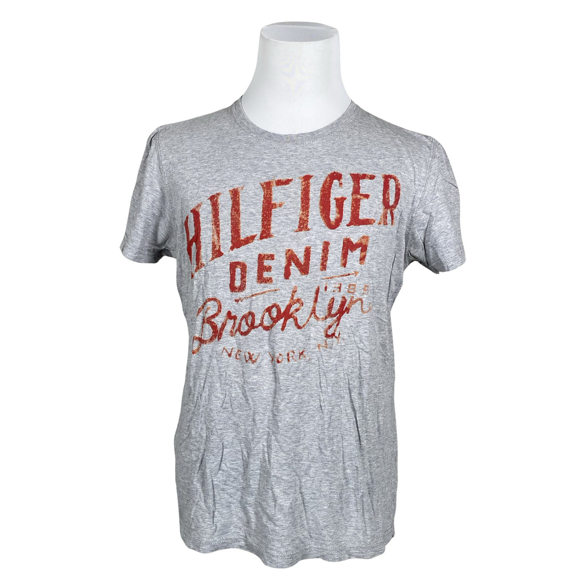 Miesten Tommy Hilfiger - T-paita, koko L - Harmaa (1)