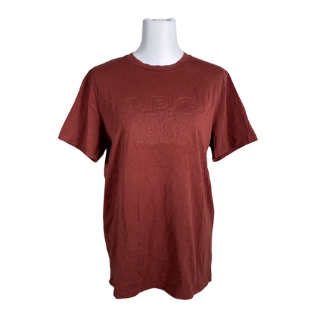 Naisten A.P.C. - T-paita, koko 40 - Viininpunainen ()