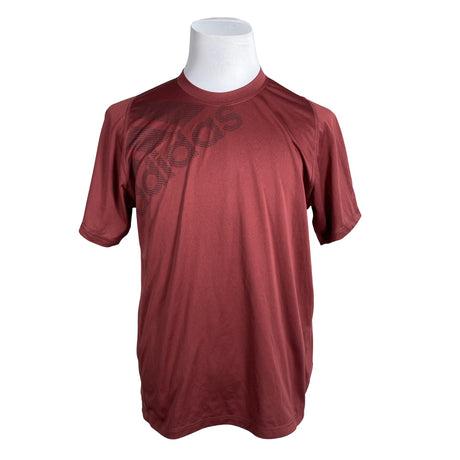 Miesten Adidas - Urheilupaita, lyhyet hihat, koko L - Viininpunainen ()