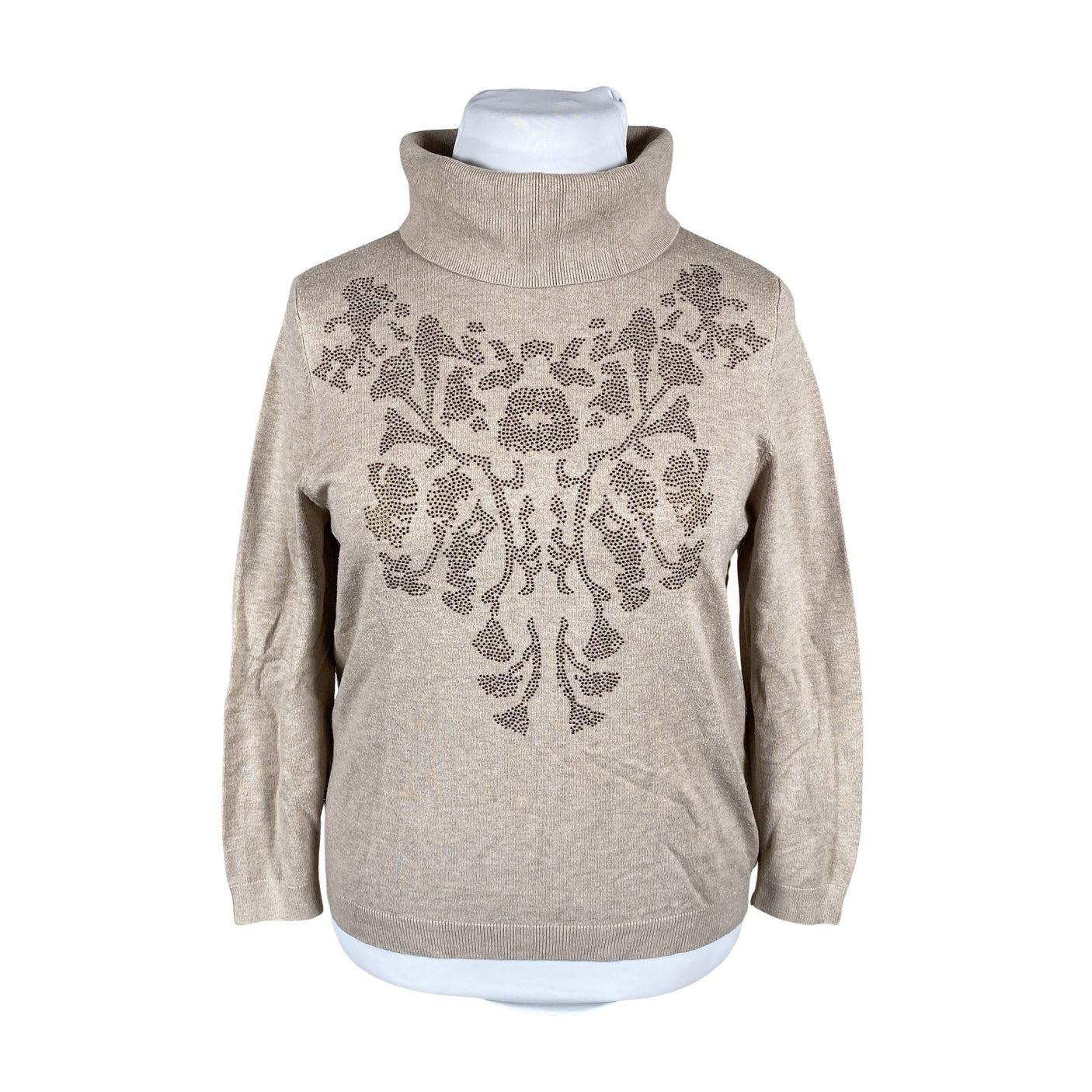 Naisten Atelier - Neulepaita, koko 42 - Beige (1)