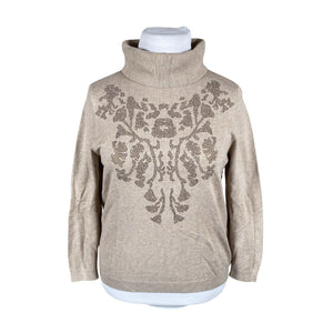 Naisten Atelier - Neulepaita, koko 42 - Beige (1)