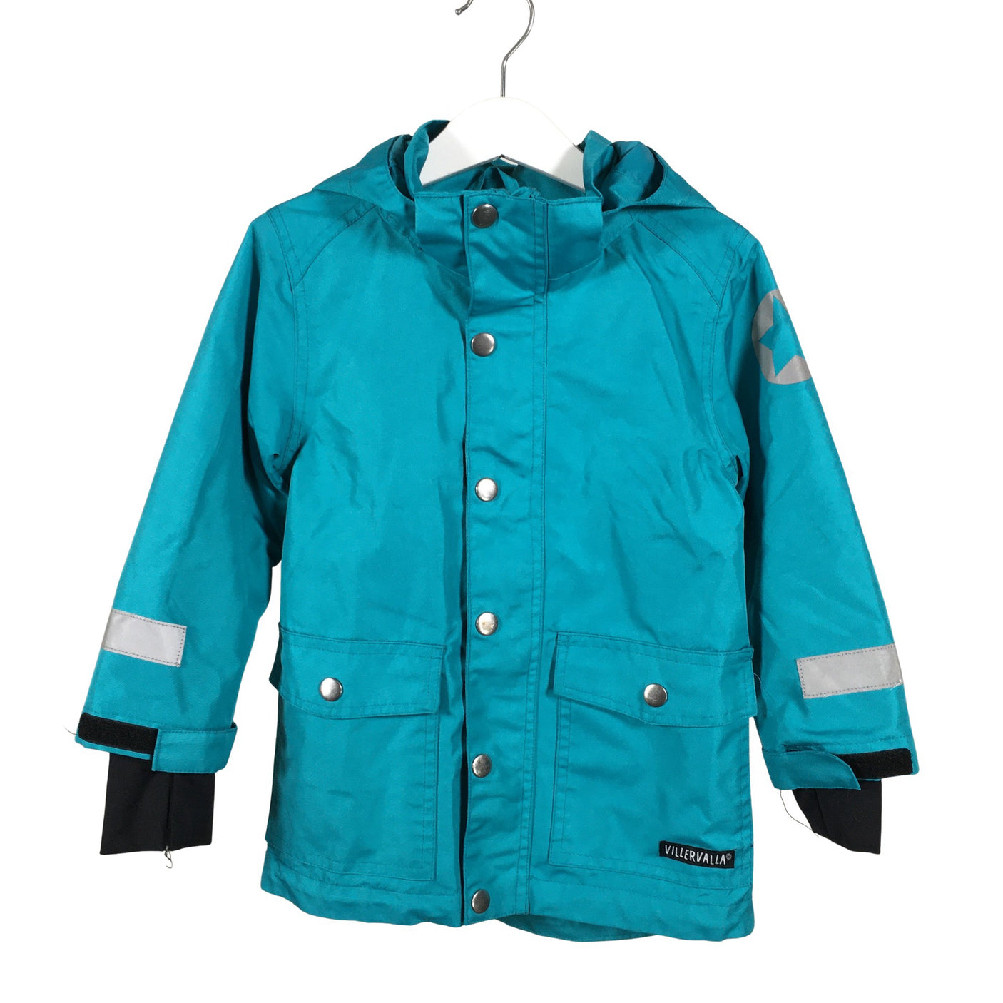 Unisex Villervalla - Välikausitakki, koko 92 - 98 - Turkoosi (1)