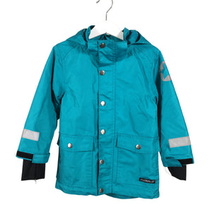 Unisex Villervalla - Välikausitakki, koko 92 - 98 - Turkoosi (1)