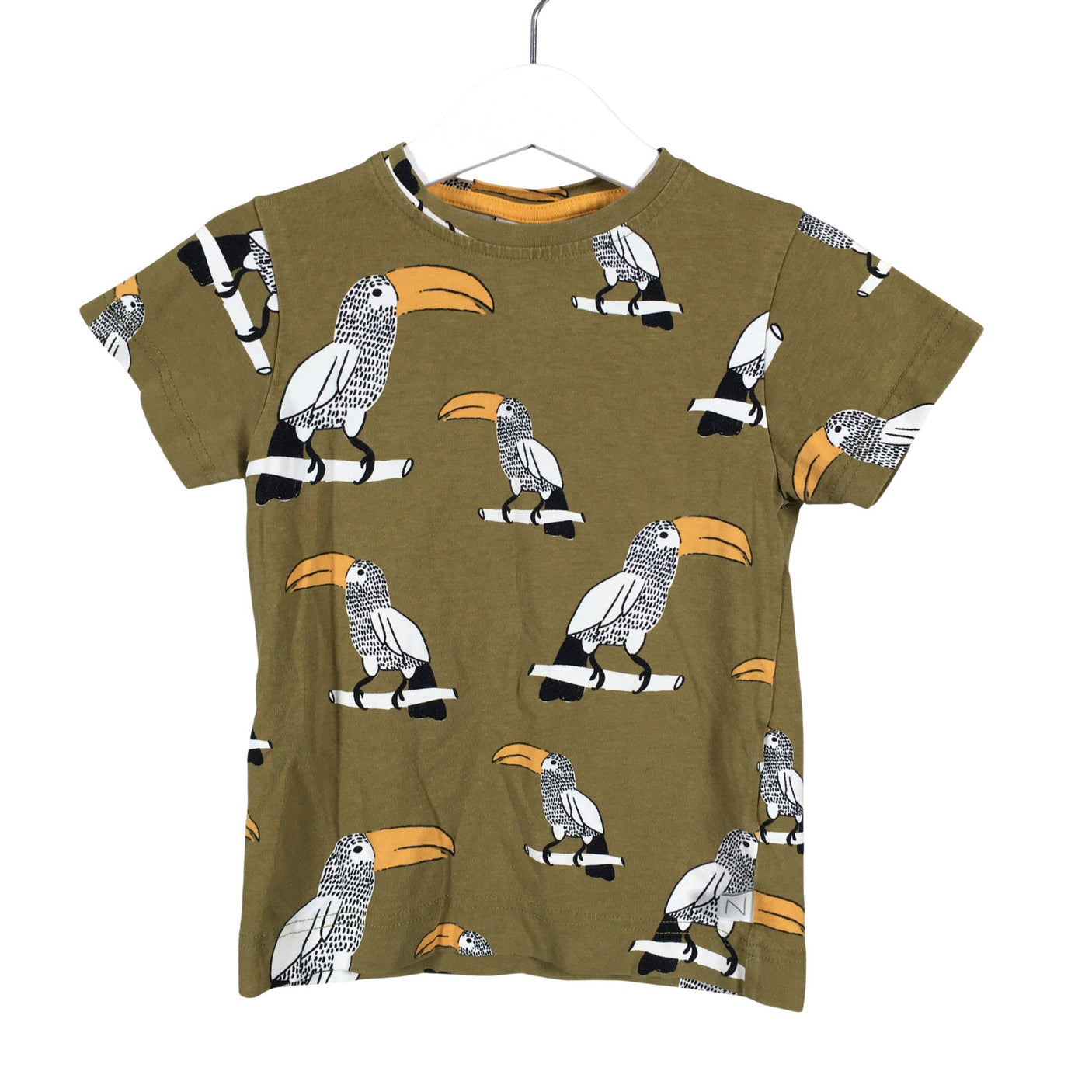 Unisex NOSH - T-paita, koko 98 - 104 - Vihreä (1)