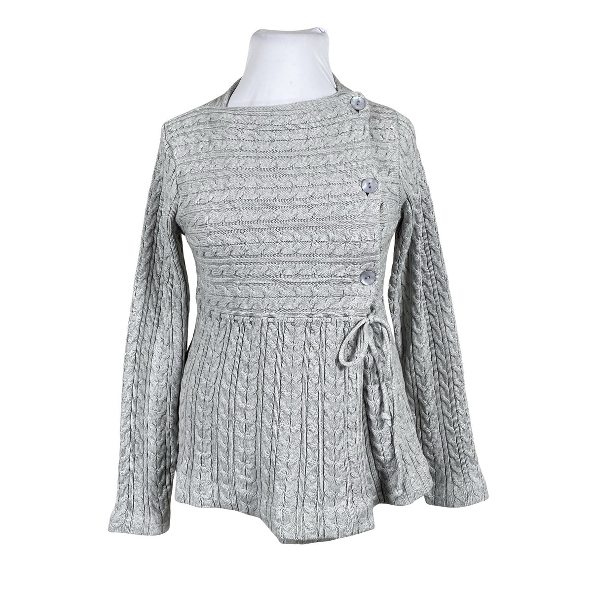 Naisten Jumperfabriken - Neuletakki, koko 42 - Harmaa (1)