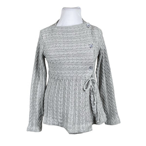 Naisten Jumperfabriken - Neuletakki, koko 42 - Harmaa (1)