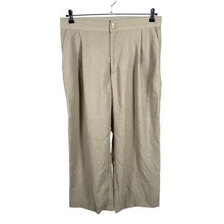 Naisten Handmade - Suorat housut, koko 42 - Beige ()
