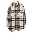 Unisex POMPdeLUX - Flanellipaita, koko 146 - 152 - Valkoinen ()