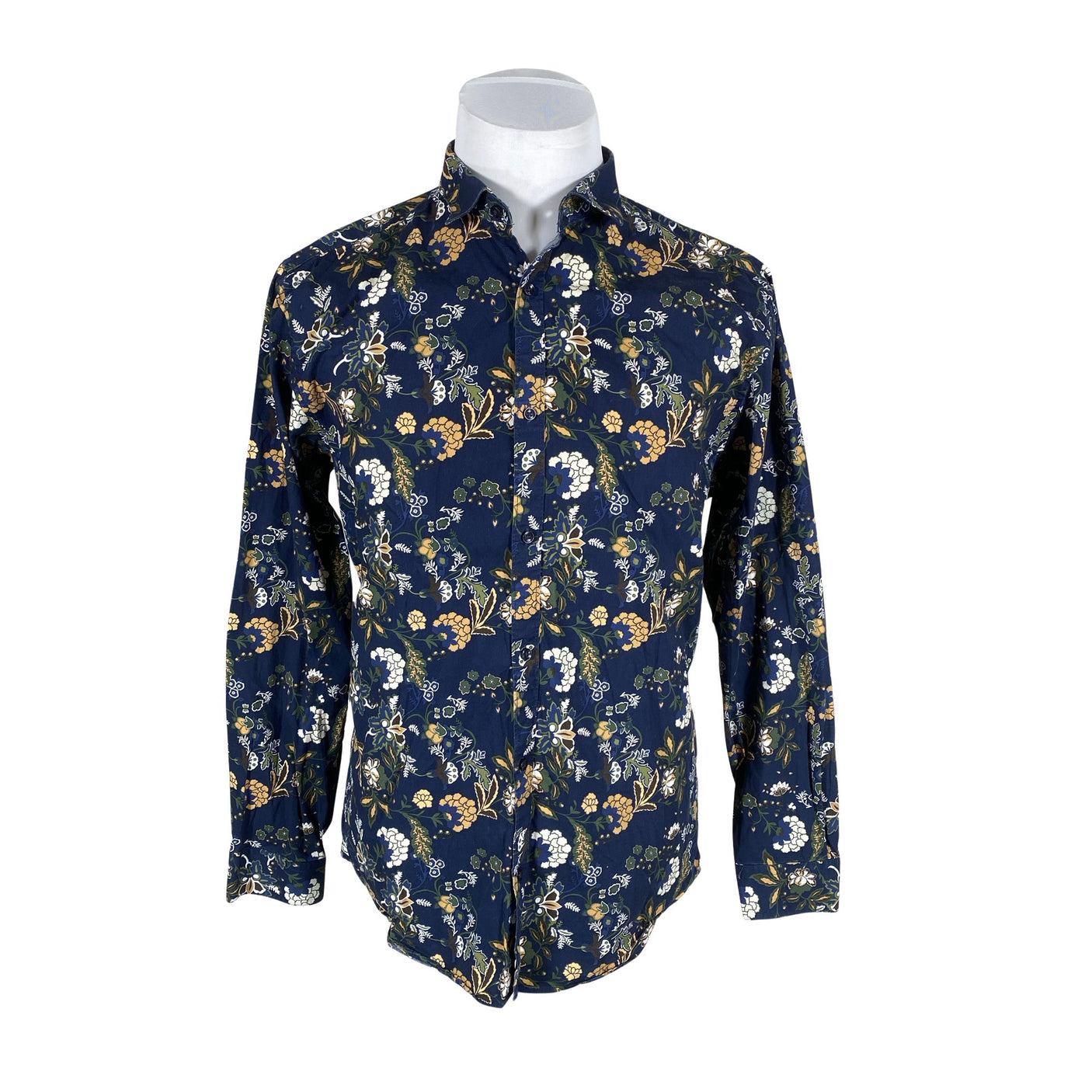 Miesten Jack & Jones - Kauluspaita, koko XL - Sininen (1)