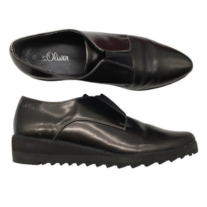 Naisten s.Oliver - Loaferit, koko 39 - Musta (1)
