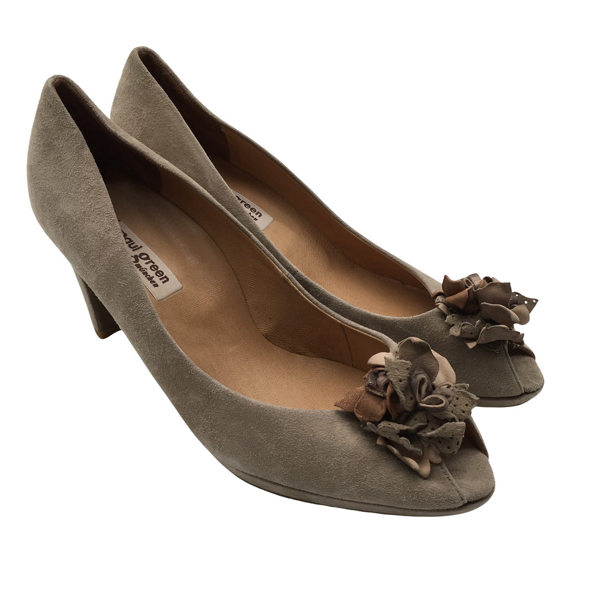 Naisten Paul Green - Avokärkiset korkokengät, koko 41 - Beige (2)