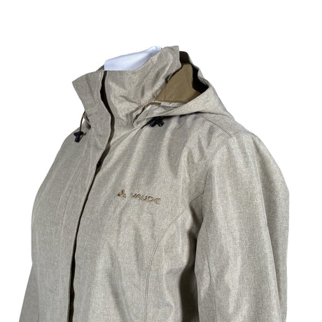 Naisten Vaude - Toppatakki, koko 46 - Beige (2)