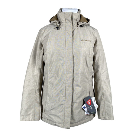 Naisten Vaude - Toppatakki, koko 46 - Beige ()