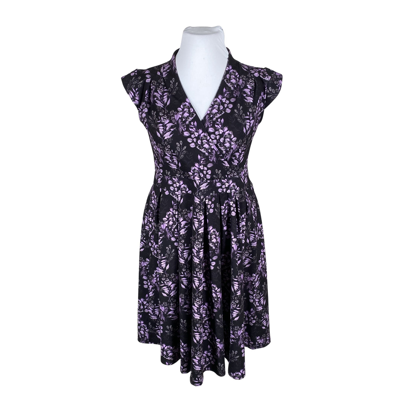 Naisten Lady Vintage - Trikoomekko, koko 46 - Musta (1)