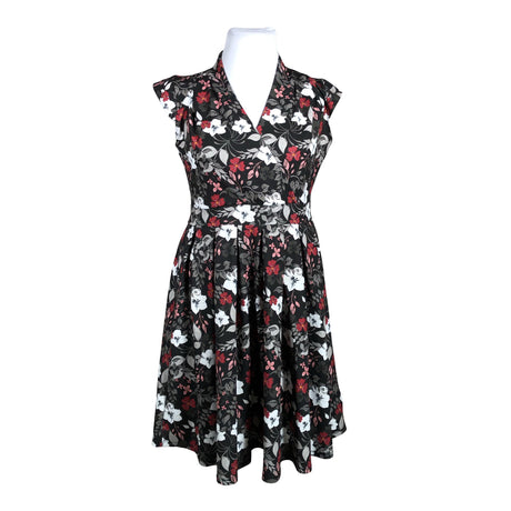 Naisten Lady Vintage - Trikoomekko, koko 44 - Musta ()