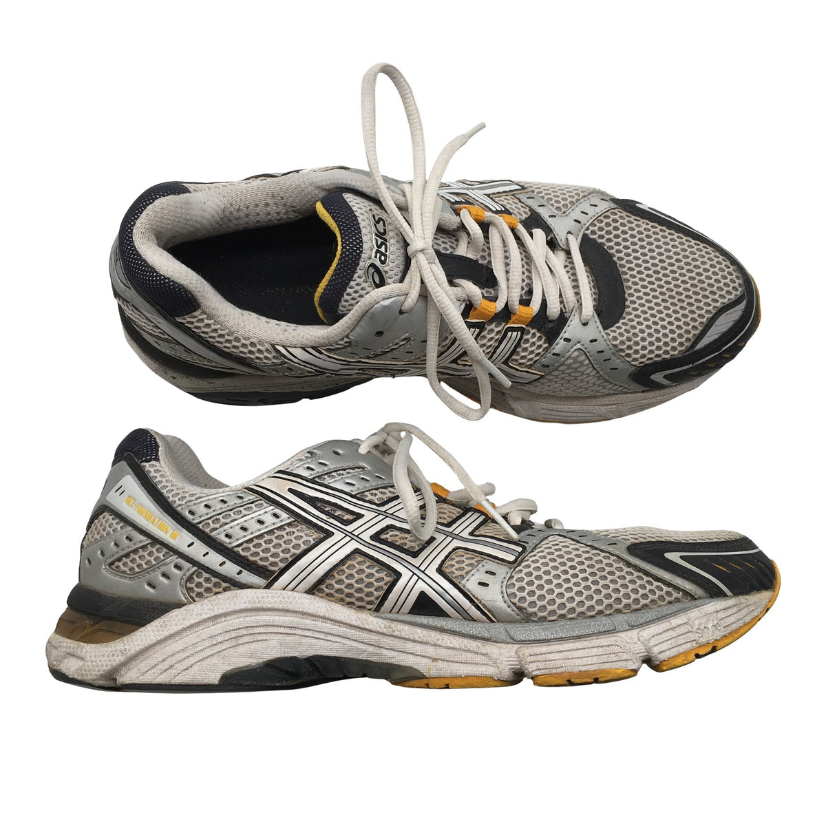 Miesten Asics - Lenkkarit, koko 42 - Harmaa (1)