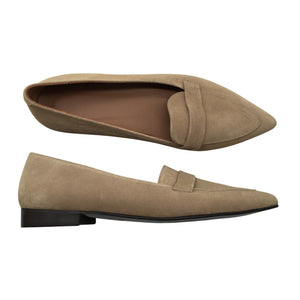 Naisten Flattered - Ballerinat, koko 39 - Ruskea (1)