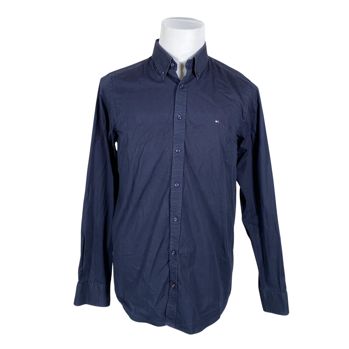 Miesten Tommy Hilfiger - Kauluspaita, koko L - Sininen (1)