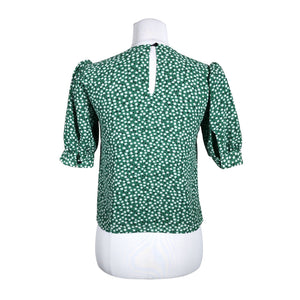Naisten Dévier Studios - Lyhythihainen pusero, koko 34 - Vihreä (2)