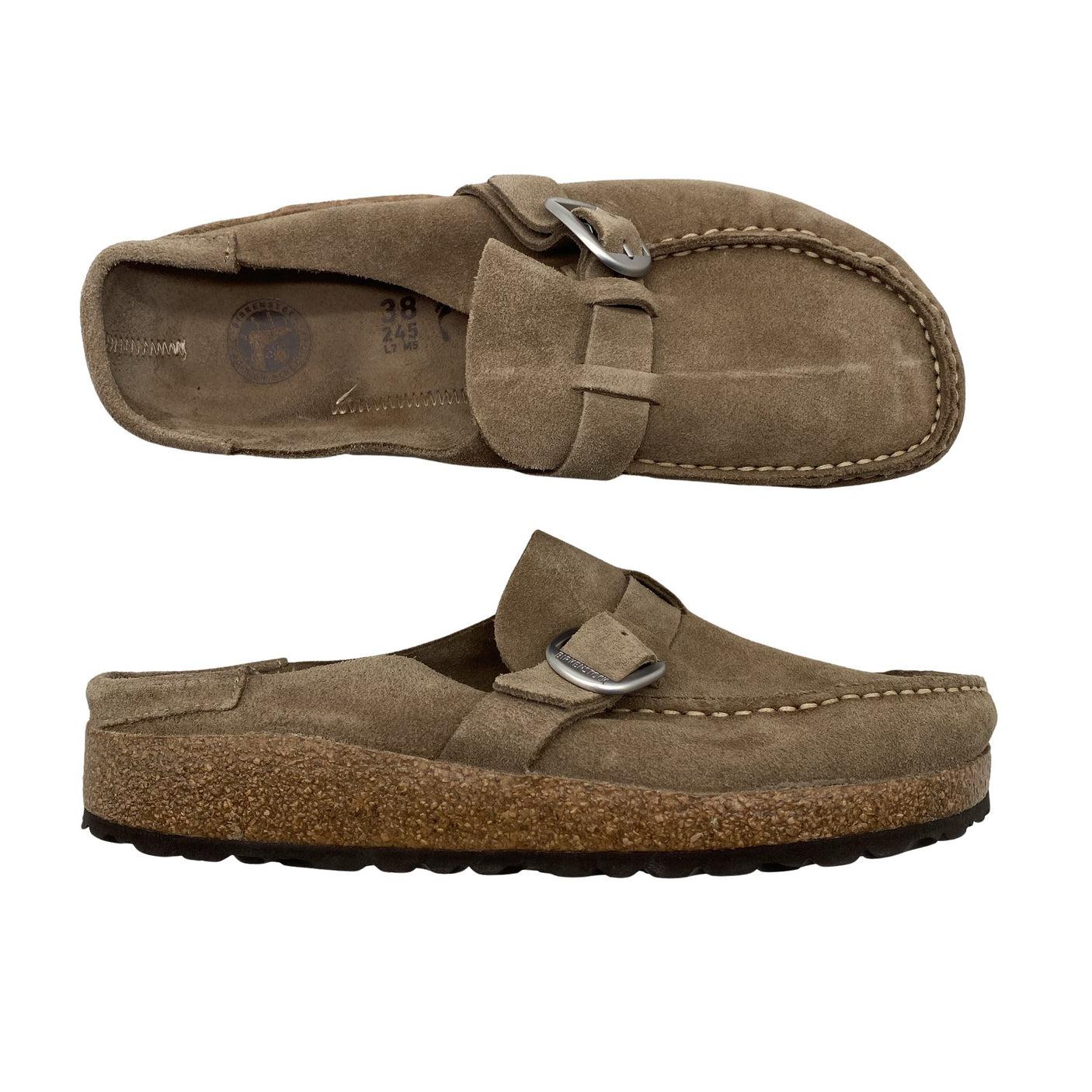 Naisten Birkenstock - Pistokkaat, koko 38 - Ruskea (1)