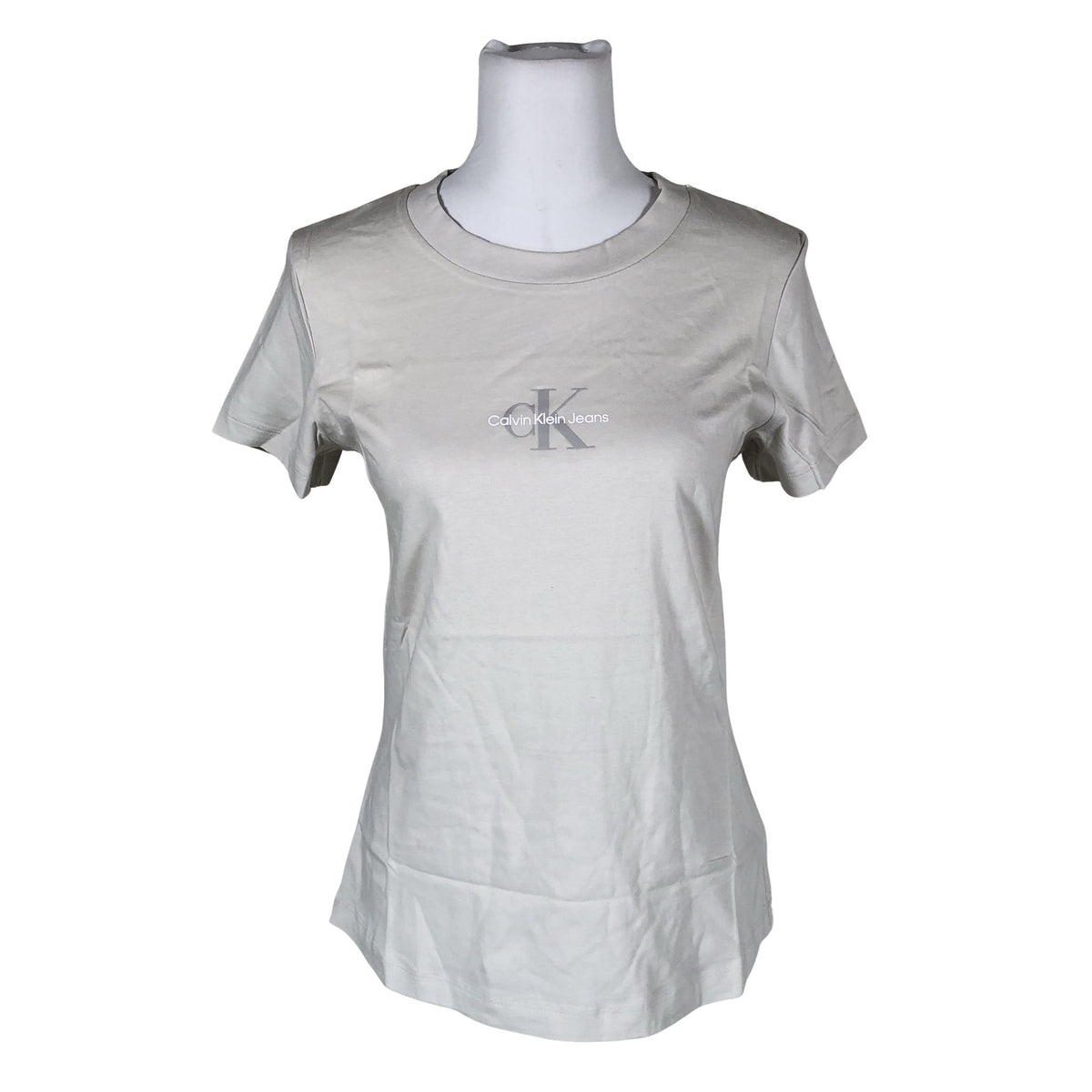 Naisten Calvin Klein Jeans - T-paita, koko 36 - Harmaa (1)