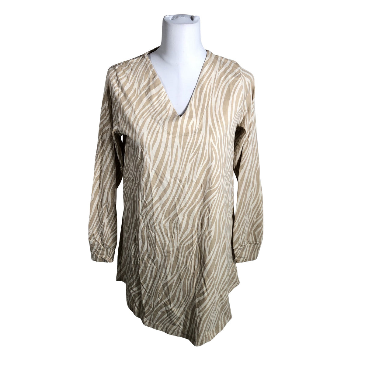 Naisten NOSH - Trikootunika, koko 36 - Beige (1)