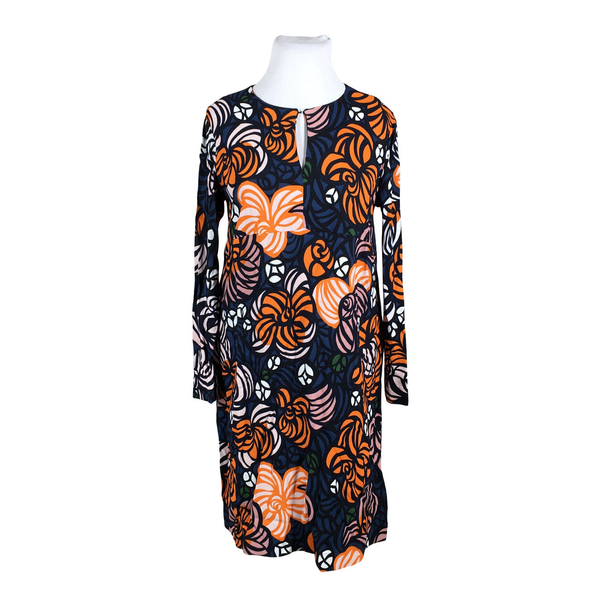 Naisten Marimekko - Sifonkimekko, koko 44 - Sininen (1)