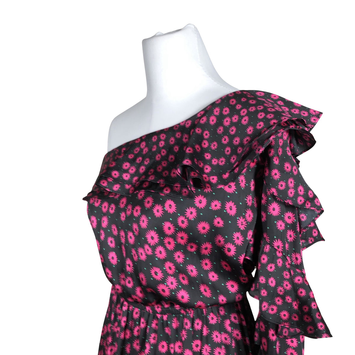 Naisten The Kooples - Sifonkimekko, koko 34 - Musta (2)