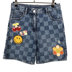 Unisex Next - Farkkushortsit, koko 140 - 146 - Sininen (1)