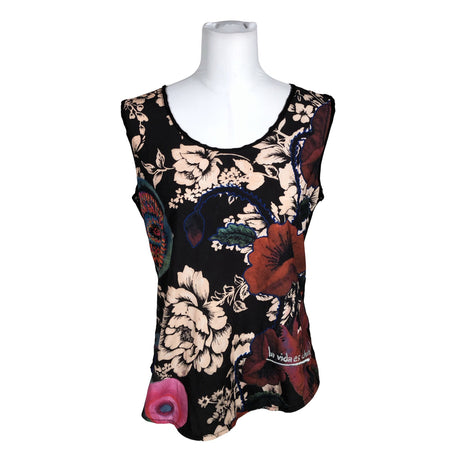 Naisten Desigual - Toppi, koko 38 - Musta ()
