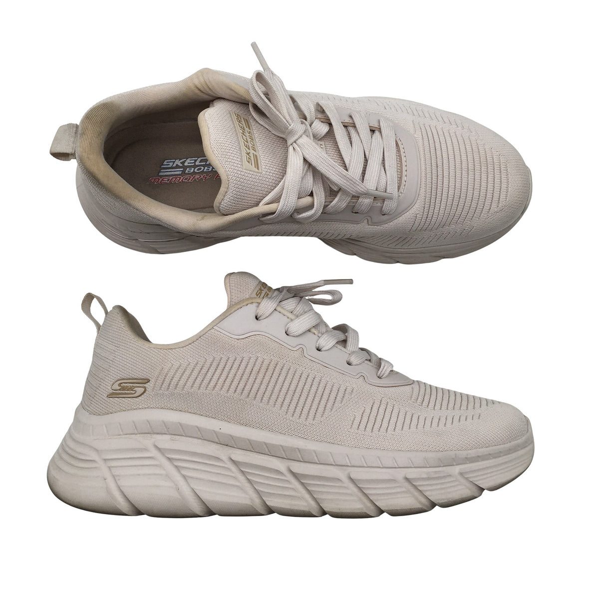Naisten Skechers - Tennarit, koko 38 - Beige (1)
