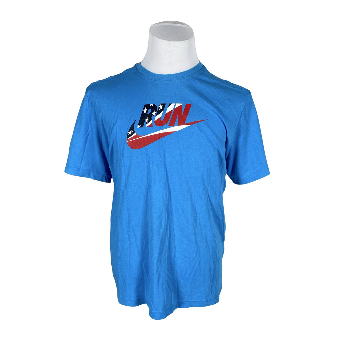 Miesten Nike - Urheilupaita, lyhyet hihat, koko L - Vaaleansininen (1)