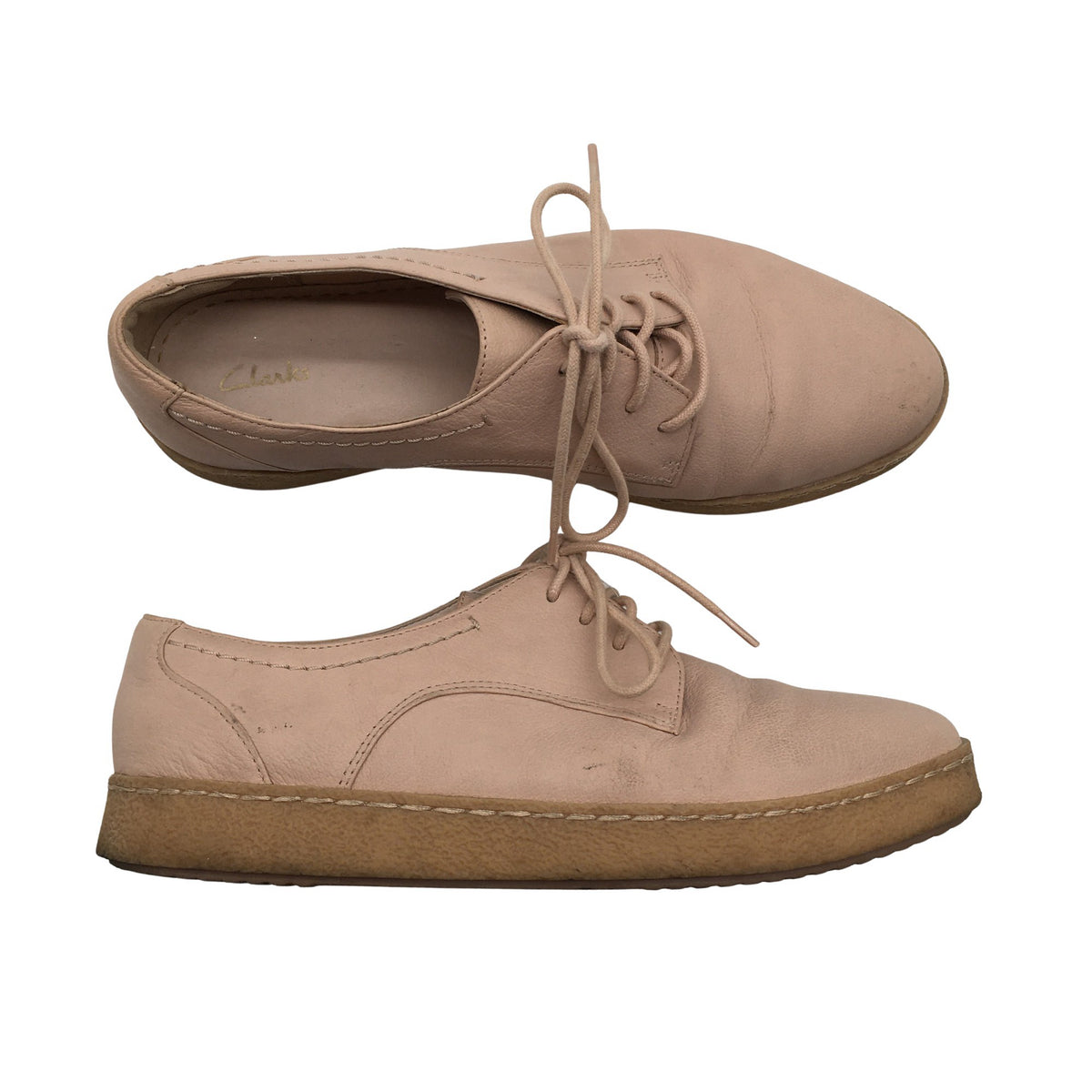 Naisten Clarks - Tennarit, koko 39 - Beige (1)