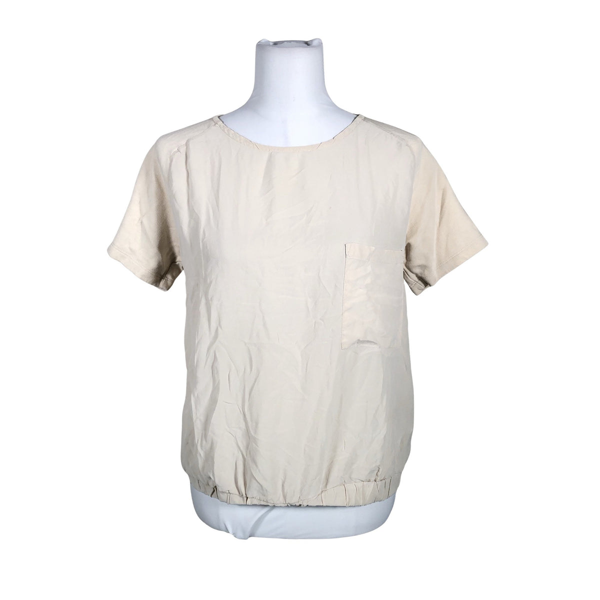 Naisten COS - Lyhythihainen pusero, koko 36 - Beige (1)
