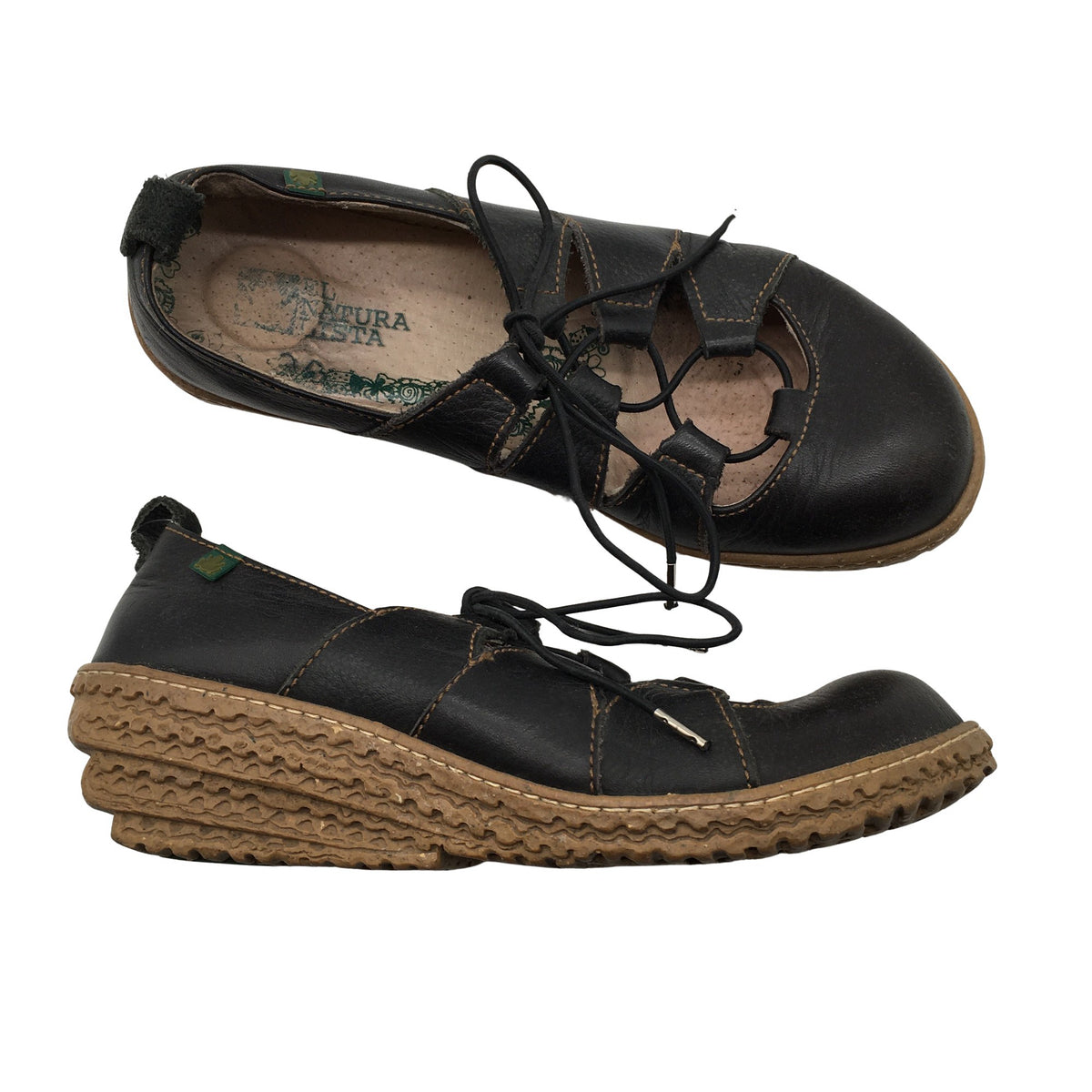 Naisten Natura - Loaferit, koko 38 - Musta (1)