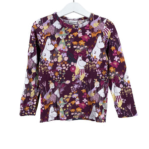 Tyttöjen Moomin by Martinex - Trikoopaita, koko 98 - 104 - Violetti (1)