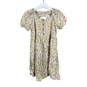 Tyttöjen Lindex - Kangasmekko, koko 98 - 104 - Beige (1)