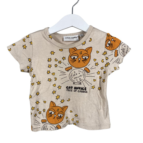 Unisex Mini Rodini - T-paita, koko 74 - 80 - Beige ()